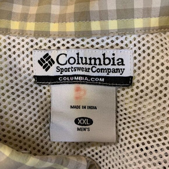 Columbia Sportswear‎ Men's PFG UPF30 Outdoor Short Sleeve Button Up Shirt SZ XXL - Picture 10 of 16